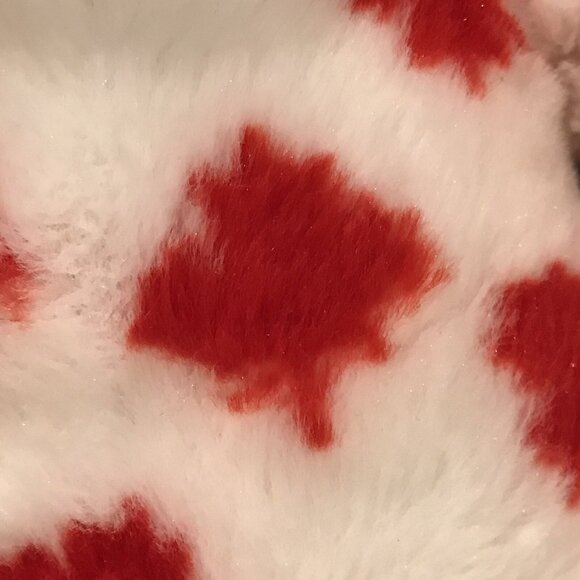 Build A Bear Canada Red & White Maple Leaf Stuffed Plush Canadian - Picture 6 of 9